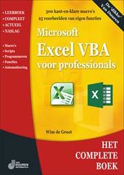 Het complete Boek: Excel VBA voor professionals