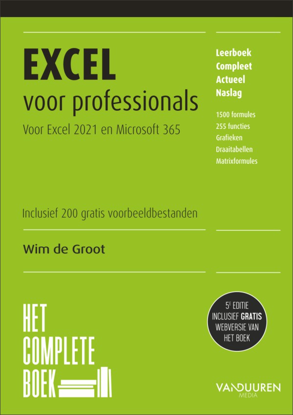 Het Complete Boek: Excel voor professionals, 5e editie