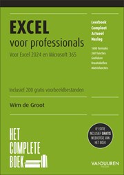 Het Complete Boek Excel voor professionals, 6e editie